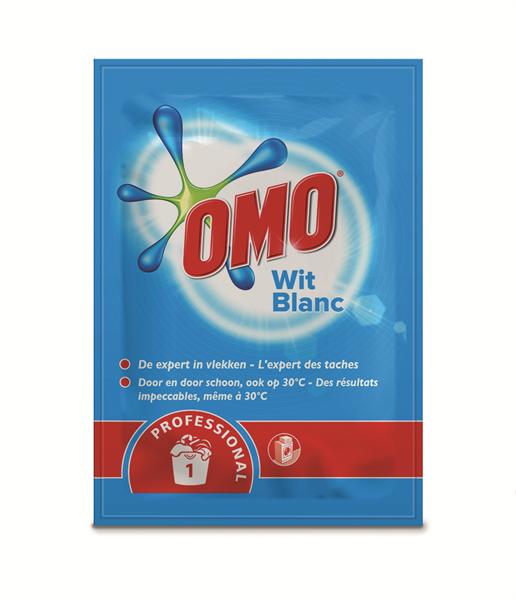 Omo sachets waspoeder, witte was - 75 x 100 gram