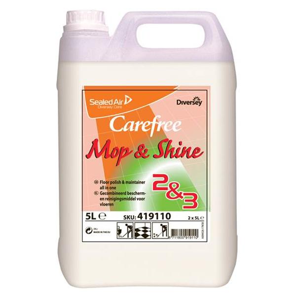 Care Free Mop & Shine, 2 x 5 liter
