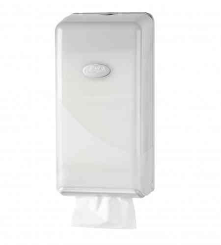 Pearl White toiletpapier dispenser, bulkpack