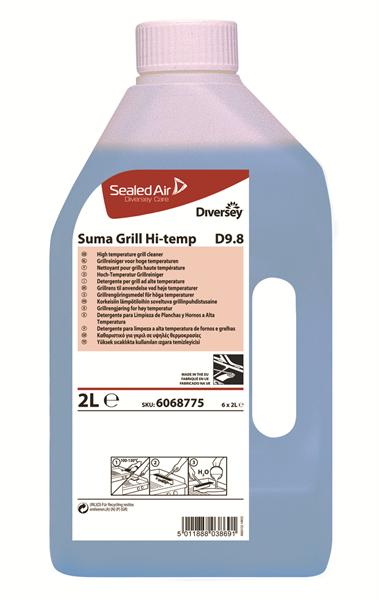 Suma Grill Hi-Temp D9.8, 6 x 2 liter