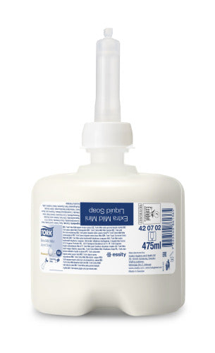 Tork Premium vloeibare zeep extra mild ongeparfumeerd mini, 8 x 475 ml