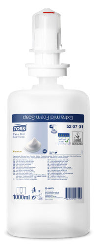 Tork Premium foamzeep extra mild ongeparfumeerd - 6 x 1000ml