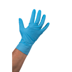 Comfort handschoen nitril poedervrij blauw M 100 stuks