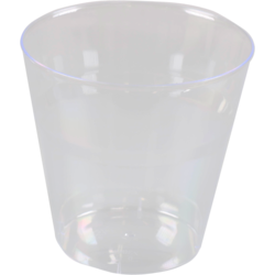 Glas 180 ml PP individueel verpakt - 500 stuks