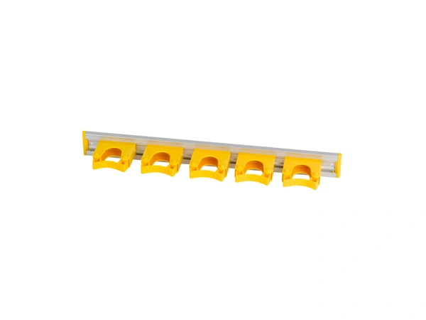 Hillbrush wandhouder 5 stelen type HD6b Geel