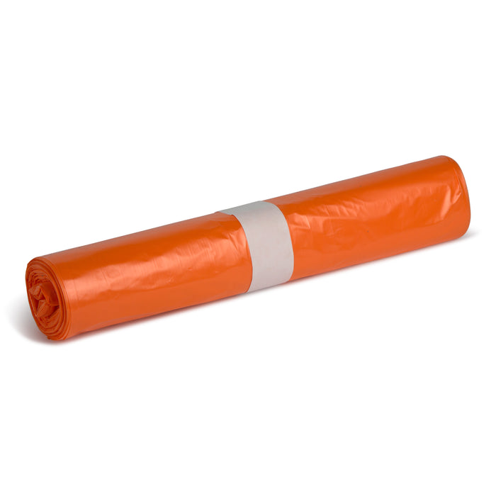 Afvalzak 58 x 100 cm T23 oranje - 25 x 20 stuks