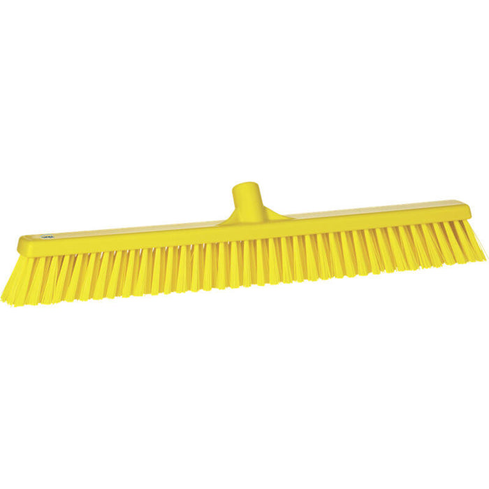 Vikan Hygiene combiveger geel 60 cm hard/zacht