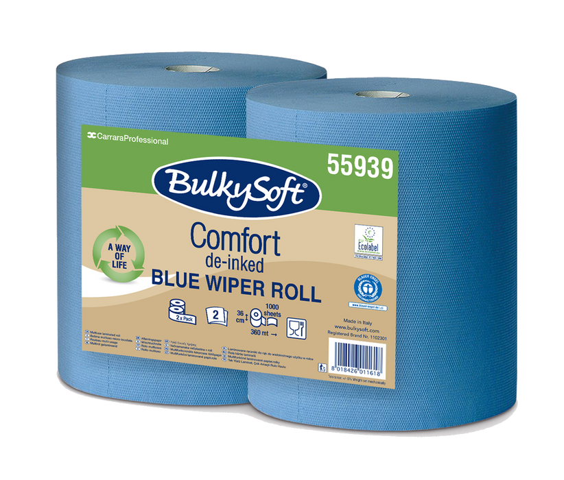 BulkySoft industriepapier blauw 2-lgs 360 mtr x 36 cm (2)