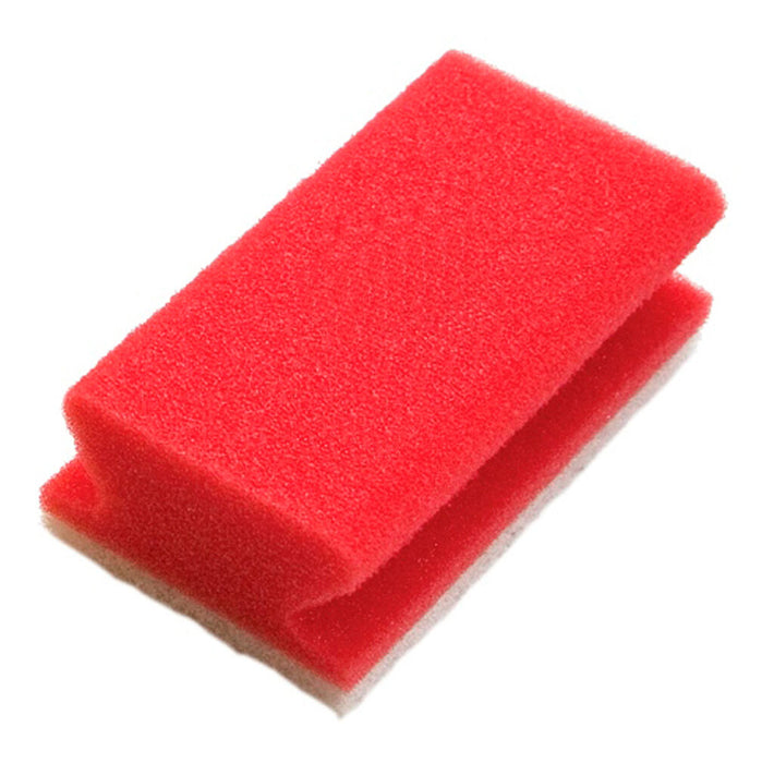 Taski jumbo spons rood met krasvrije pad, 10 stuks