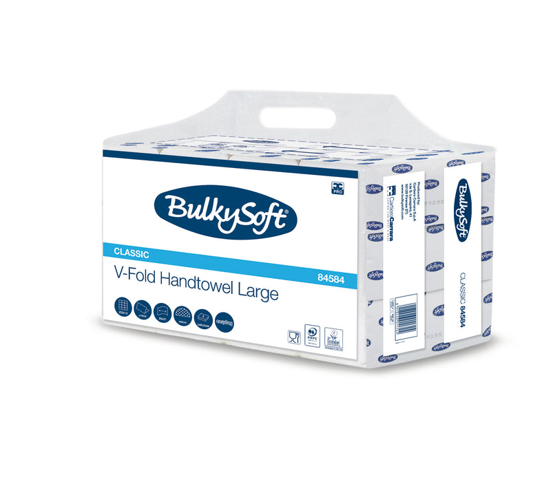 BulkySoft handdoekpapier z-vouw 2-laags cellulose (3000)