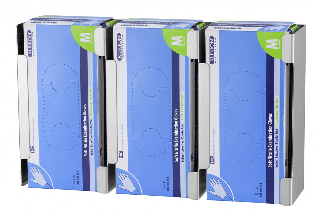 Handschoendispenser trio RVS