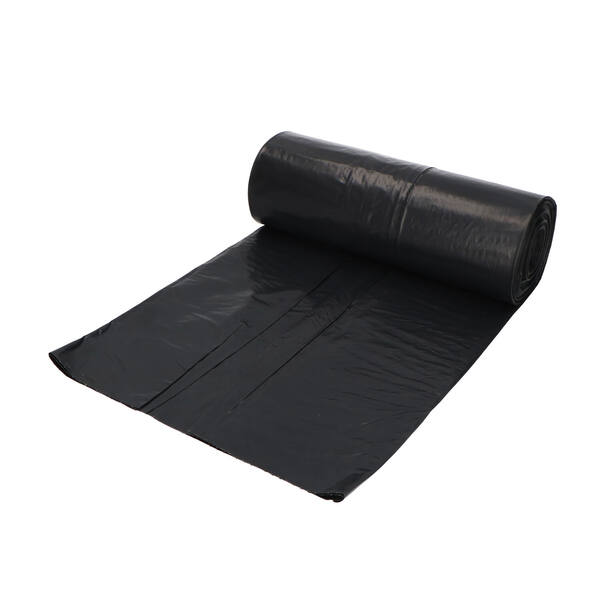 Afvalzak 90 x 125 cm T60 zwart - 10 x 10 stuks
