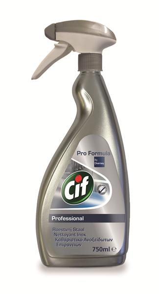 Cif PF reinigingsspray RVS - 6 x 750 ml