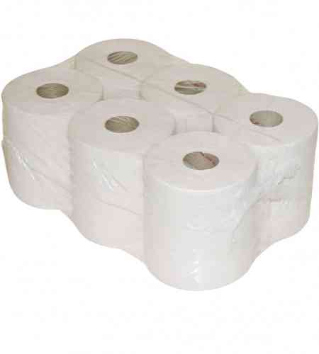 Doseer.nl poetspapier midi 1-lgs cellulose 280 mtr x 20 cm - 6 rollen