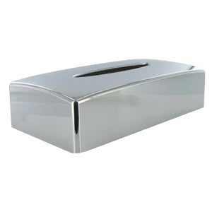 Facial tissue box houder chrome kunststof