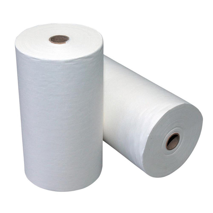 Handdoekrol Nonwoven 40 mtr x 23 cm wit - 6 rollen