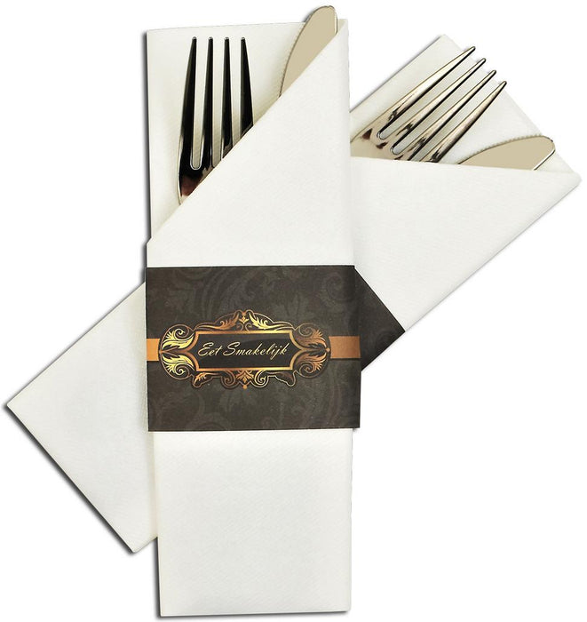 Napkin Sleeve NS-001 met design band - 300 stuks