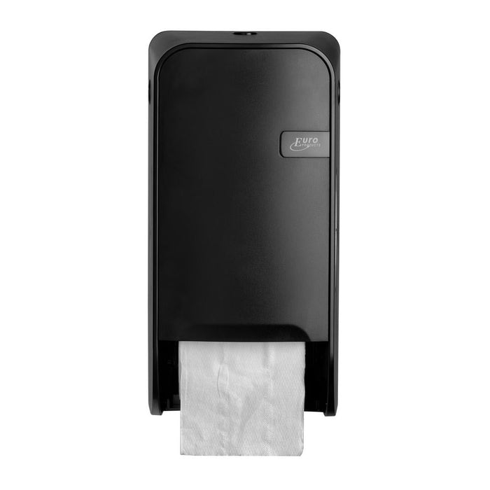 Quartz Black toiletrolhouder doprollen