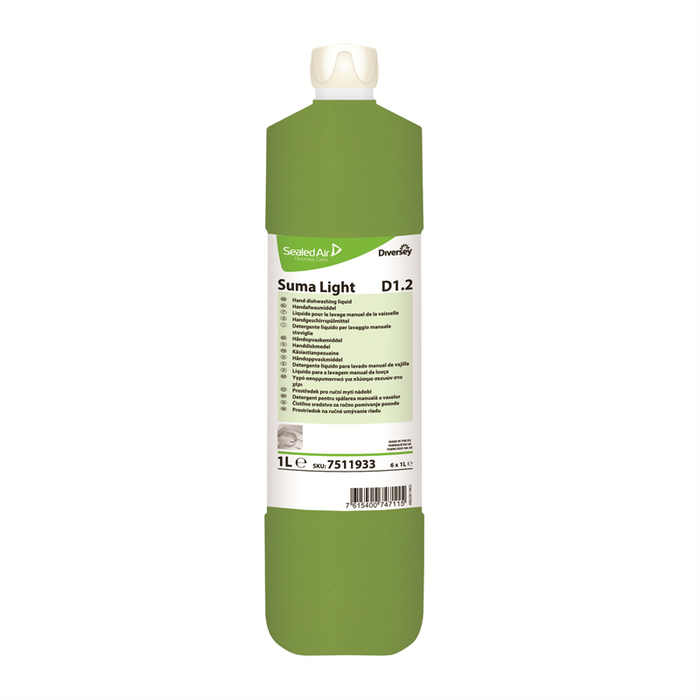 Suma Light D1.2 handafwasmiddel, 6 x 1 liter