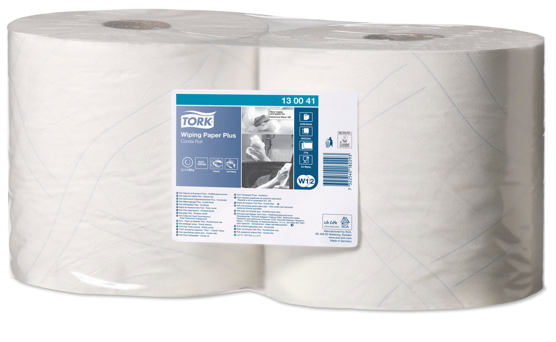 Tork Advanced industriepapier 2-lgs 255 mtr x 24 cm - 2 rollen