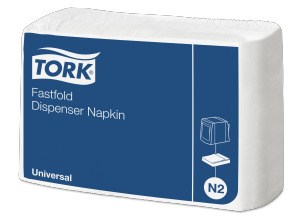 Tork dispenserservet 1-lgs 25 x 30 cm - 10800 stuks