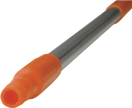 Vikan aluminium steel ergonomisch 130 cm oranje