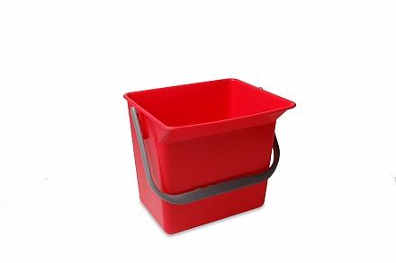 Wecoline emmer 6 liter rood