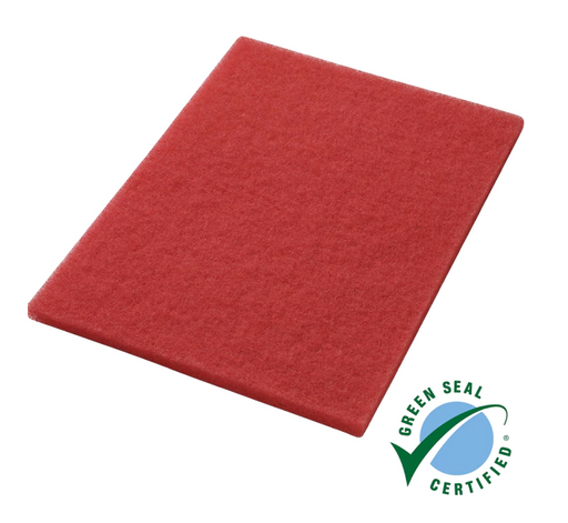 Wecoline square pad red buff 35 x 50 cm - 5 stuks