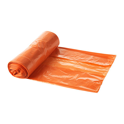 Afvalzak 70 x 110 cm T25 oranje - 25 x 20 stuks