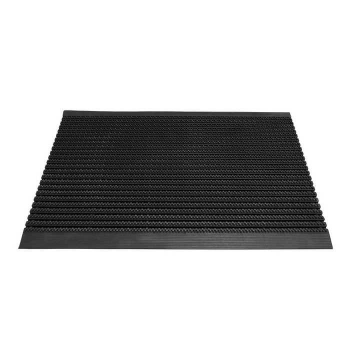 Borstelmat rubber 120 x 80 cm