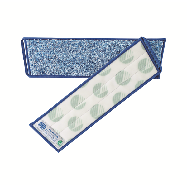 Numatic microvezelmop velcro blauw 5 stuks - 40 cm