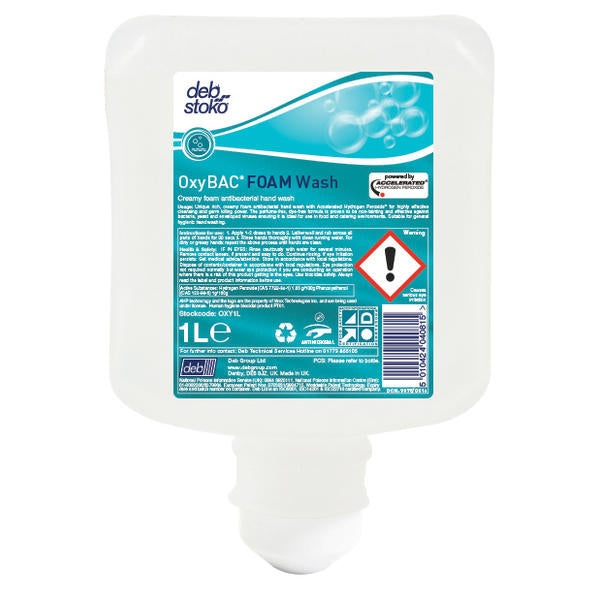 Deb-Stoko Oxybac foam wash - flacon 1 liter