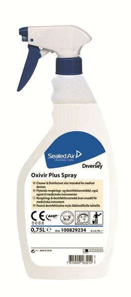 Diversey Oxivir CE Plus spray, 6 x 750 ml