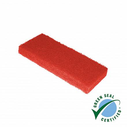 Wecoline scrub pad rood 9,5 x 15 cm, 20 stuks