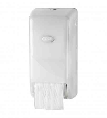 Pearl White toiletpapier dispenser, doprollen