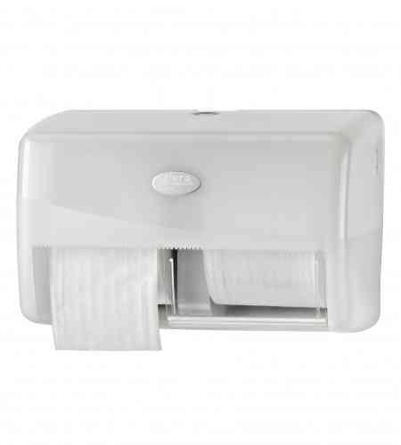 Pearl White toiletpapier dispenser, duo coreless