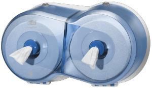 Tork SmartOne Double Twin toiletpapier dispenser blauw