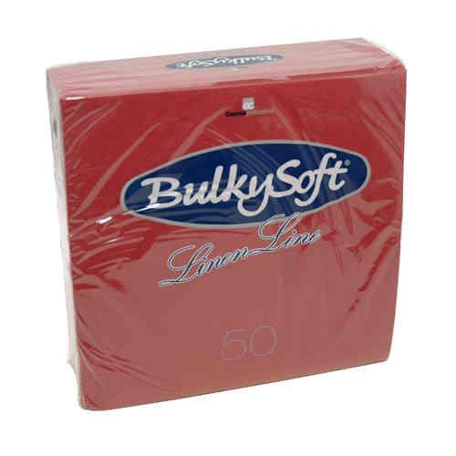 Bulkysoft servet airlaid 40 x 40 cm 1/8 bordeaux - 500 stuks