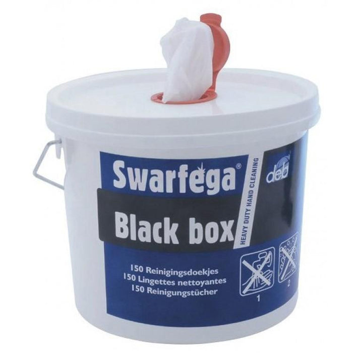 Swarfega Black Box, 4 emmmers a 150 doeken