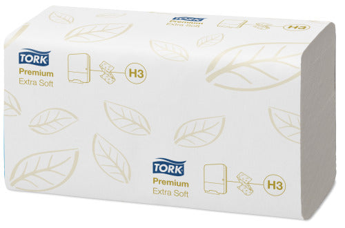 Tork Premium handdoek z-vouw 2-lgs 23 x 23 cm - 3000 stuks