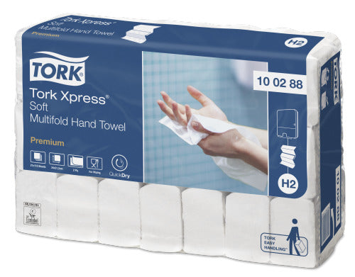 Tork Premium handdoek multifold 2-lgs 21 x 34 cm - 2310 stuks
