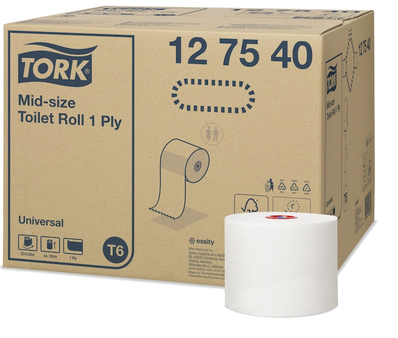 Tork Universal toiletpapier compact 1-lgs 135 mtr - 27 rollen