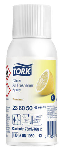 Tork Premium luchtverfrisser Citrus, 12 x 75 ml