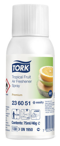 Tork Premium luchtverfrisser Tropical Fruit, 12 x 75 ml