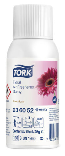 Tork Premium luchtverfrisser Floral, 12 x 75 ml