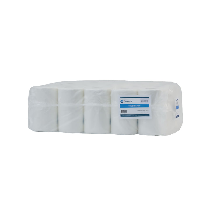 Doseer.nl toiletpapier 400 vel 2-lgs ECO cellulose - 10 x 4 rollen