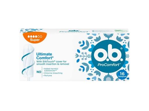 OB ProComfort Tampons Super - verpakking van 6 doosjes