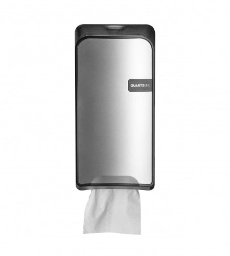 Quartz Silver toiletpapier dispenser Bulkpack