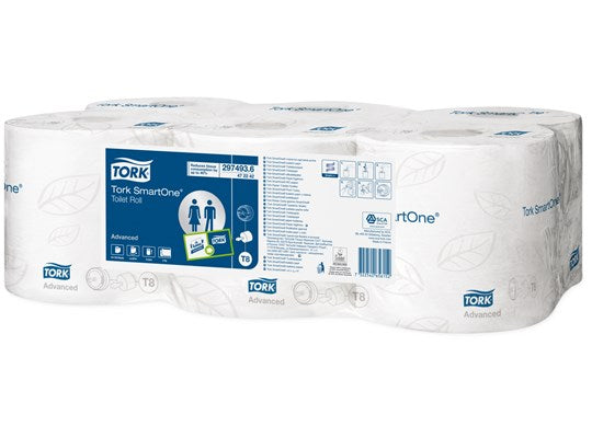 Tork SmartOne toiletpapier 2-lgs 207 mtr - 6 rollen