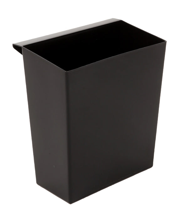 Inzetbakje zwart voor vierkant tapse papierbak